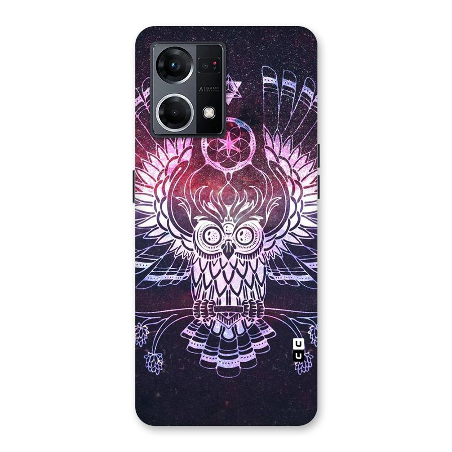 Owl Quirk Swag Glass Back Case for Oppo F21 Pro 5G