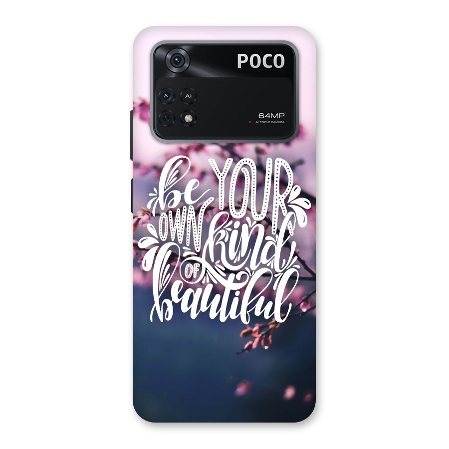 Own Kind of Beautiful Back Case for Poco M4 Pro 4G
