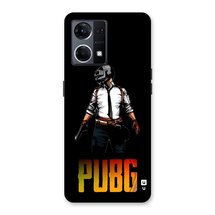 PUBG Game Art Glass Back Case for Oppo F21 Pro 5G