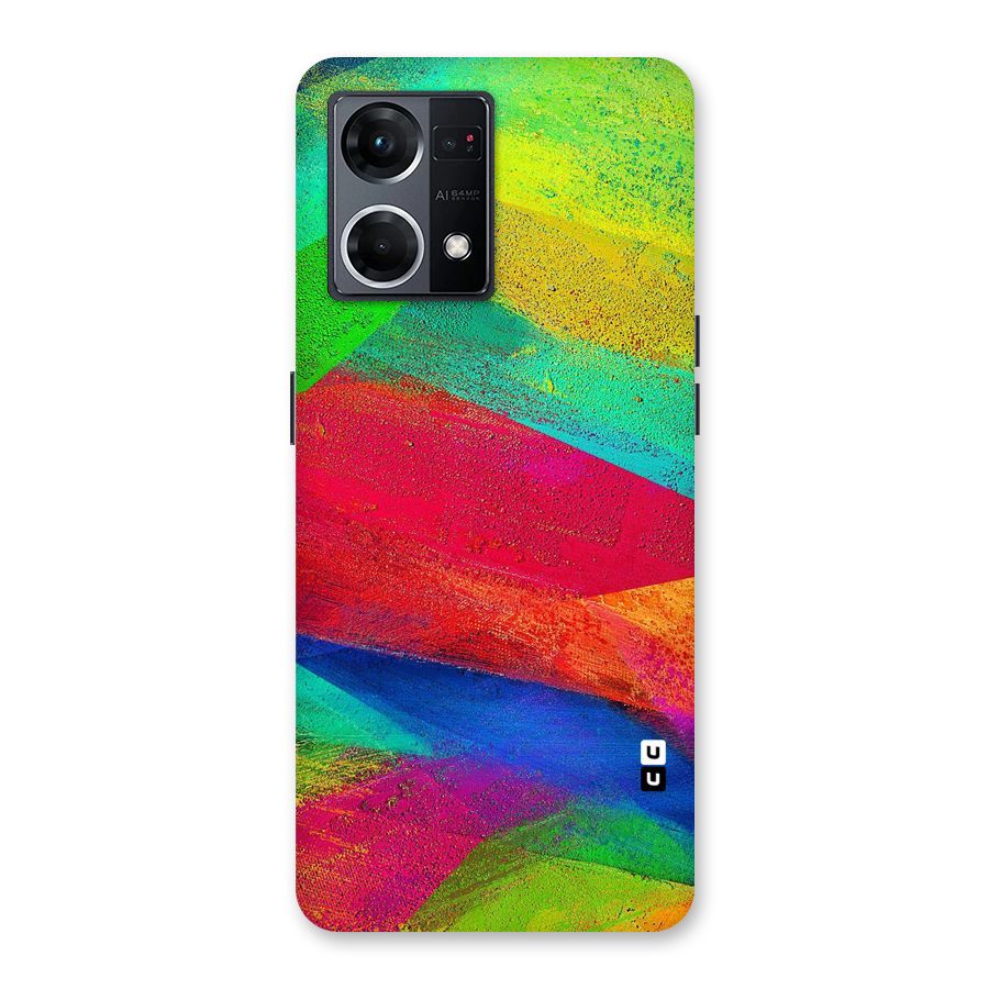Paint Art Pattern Glass Back Case for Oppo F21 Pro 5G