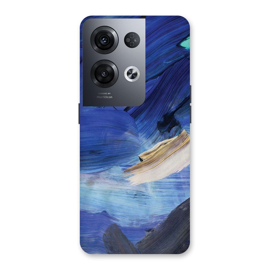 Paint Brush Strokes Back Case for Oppo Reno8 Pro 5G