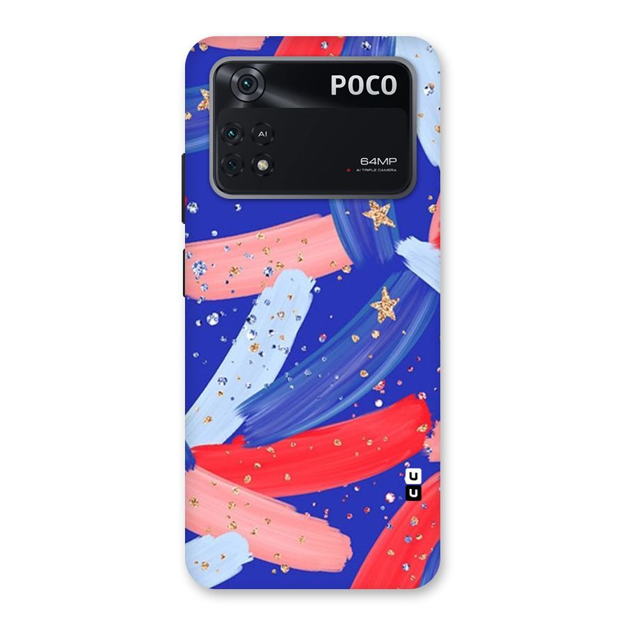 Paint Stars Back Case for Poco M4 Pro 4G