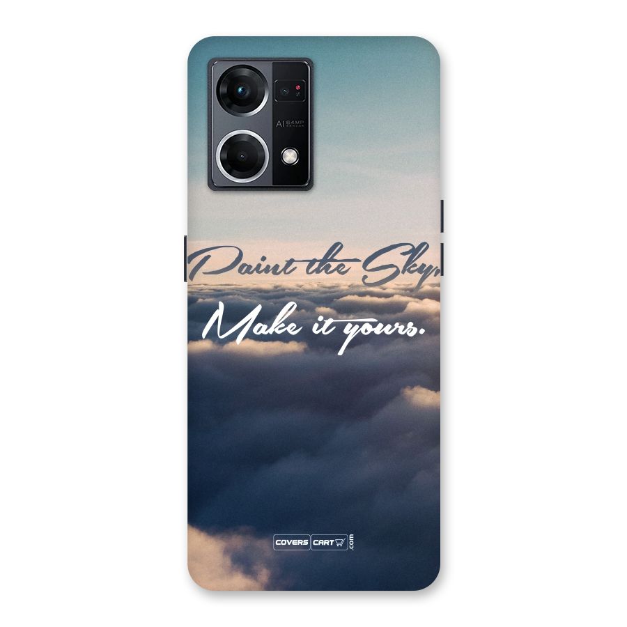 Paint the Sky Glass Back Case for Oppo F21 Pro 5G