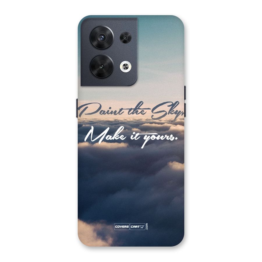 Paint the Sky Back Case for Oppo Reno8 5G