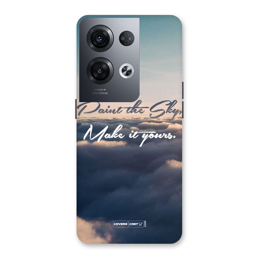 Paint the Sky Back Case for Oppo Reno8 Pro 5G