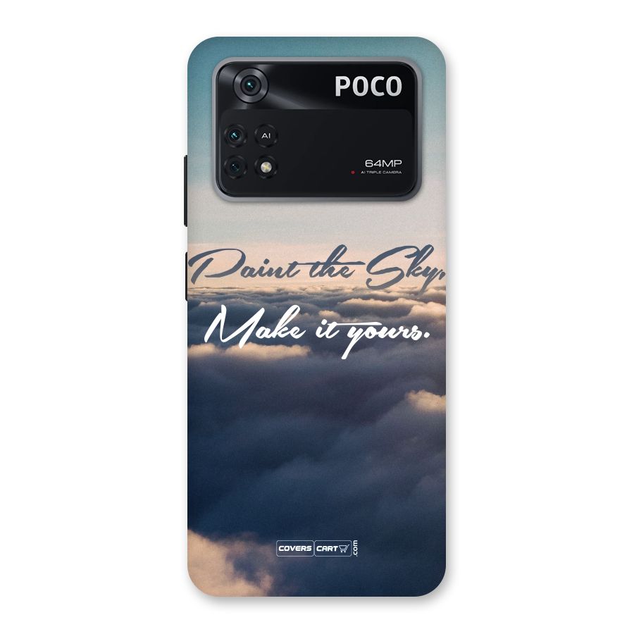 Paint the Sky Back Case for Poco M4 Pro 4G