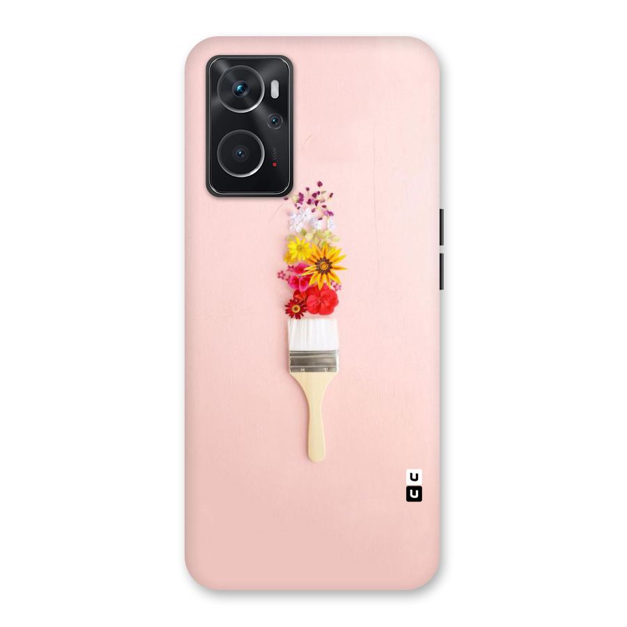 Painted Flowers Back Case for Oppo K10 4G