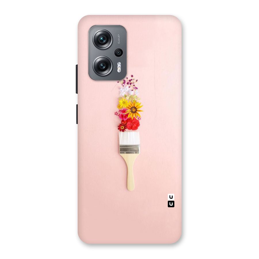 Painted Flowers Back Case for Redmi K50i