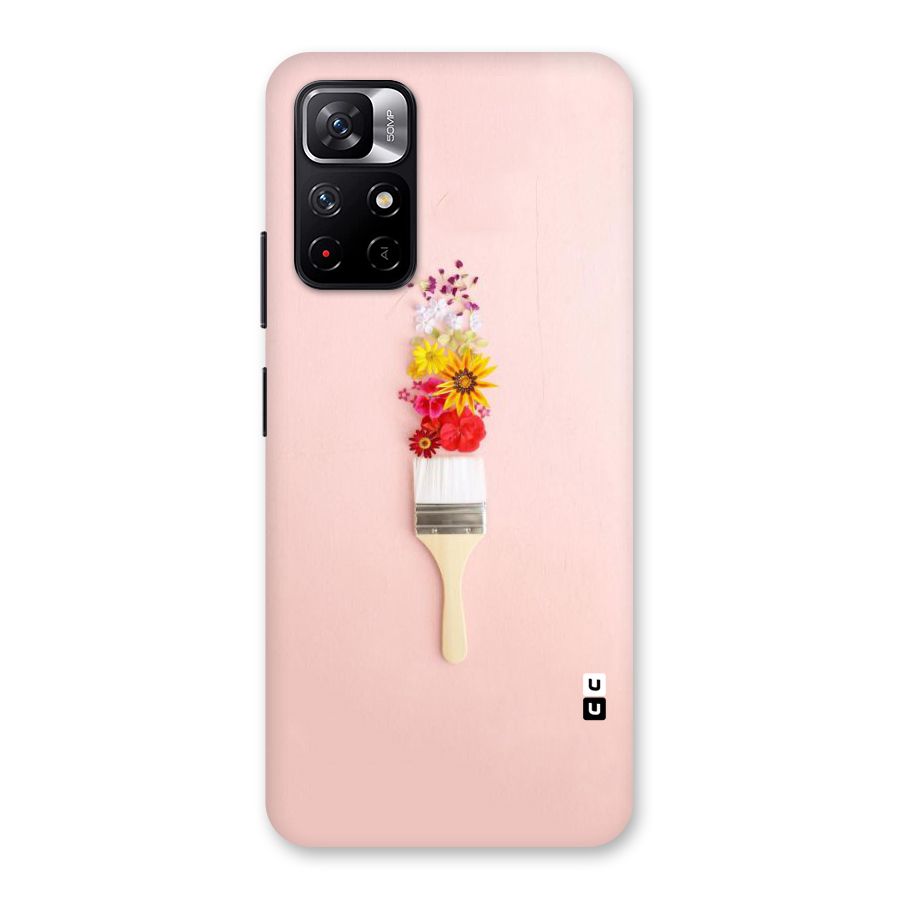 Painted Flowers Back Case for Redmi Note 11T 5G