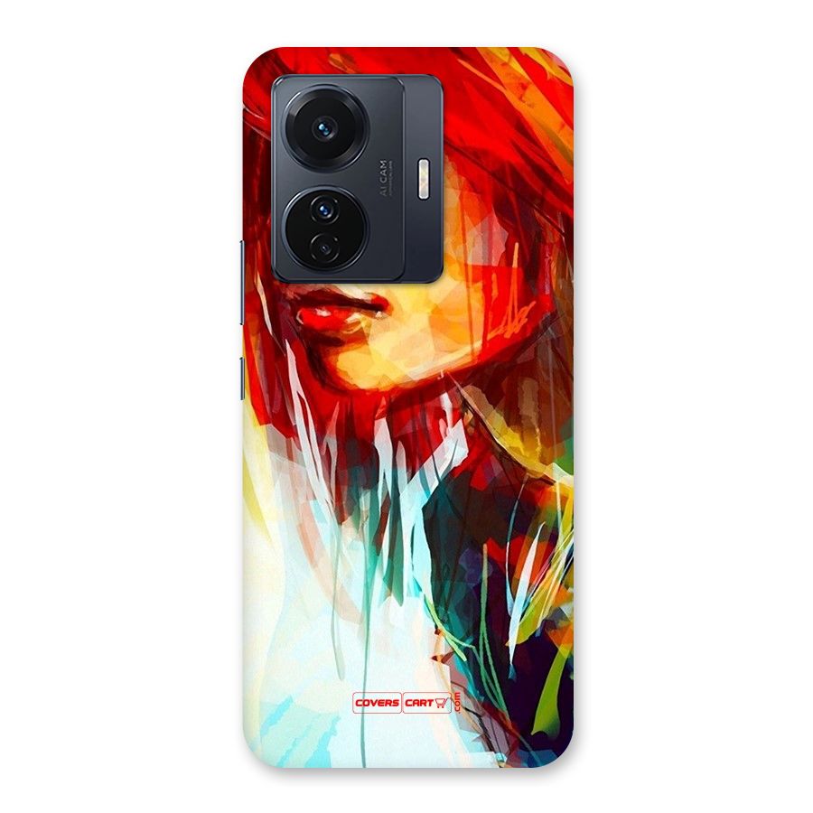 Painted Girl Back Case for Vivo T1 Pro