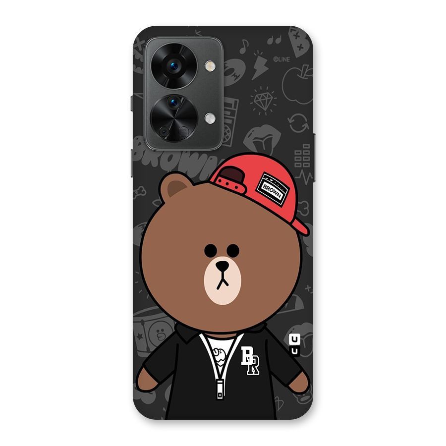 Panda Brown Back Case for OnePlus Nord 2T