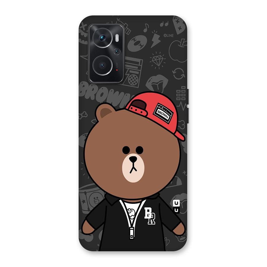 Panda Brown Back Case for Oppo K10 4G