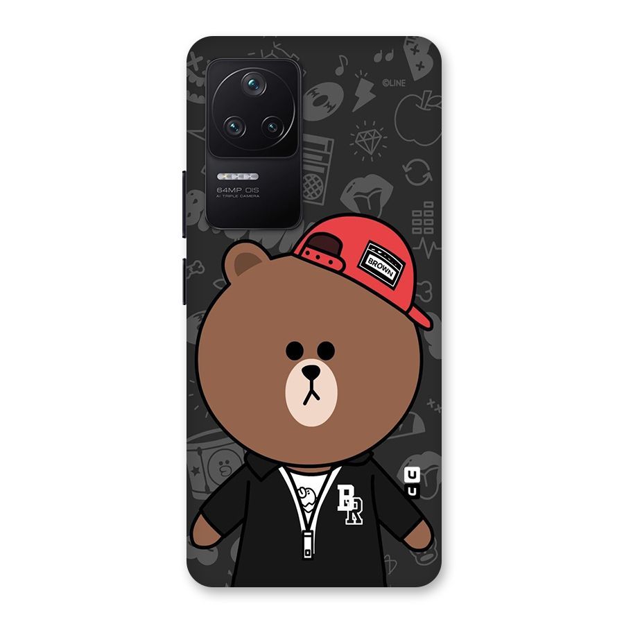 Panda Brown Back Case for Poco F4 5G