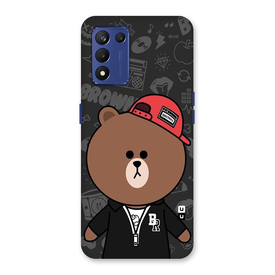 Panda Brown Back Case for Realme 9 5G Speed