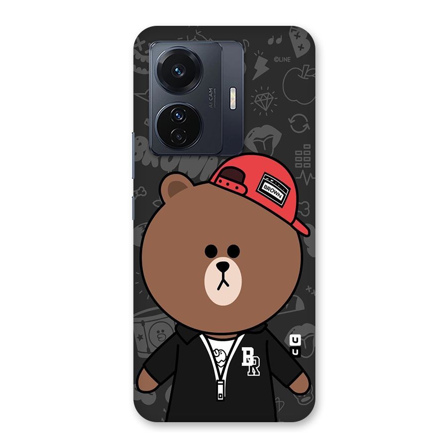 Panda Brown Back Case for Vivo T1 Pro