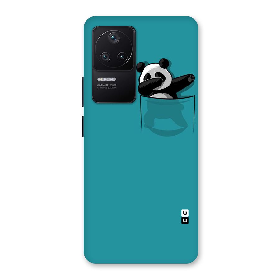 Panda Dabbing Away Back Case for Poco F4 5G