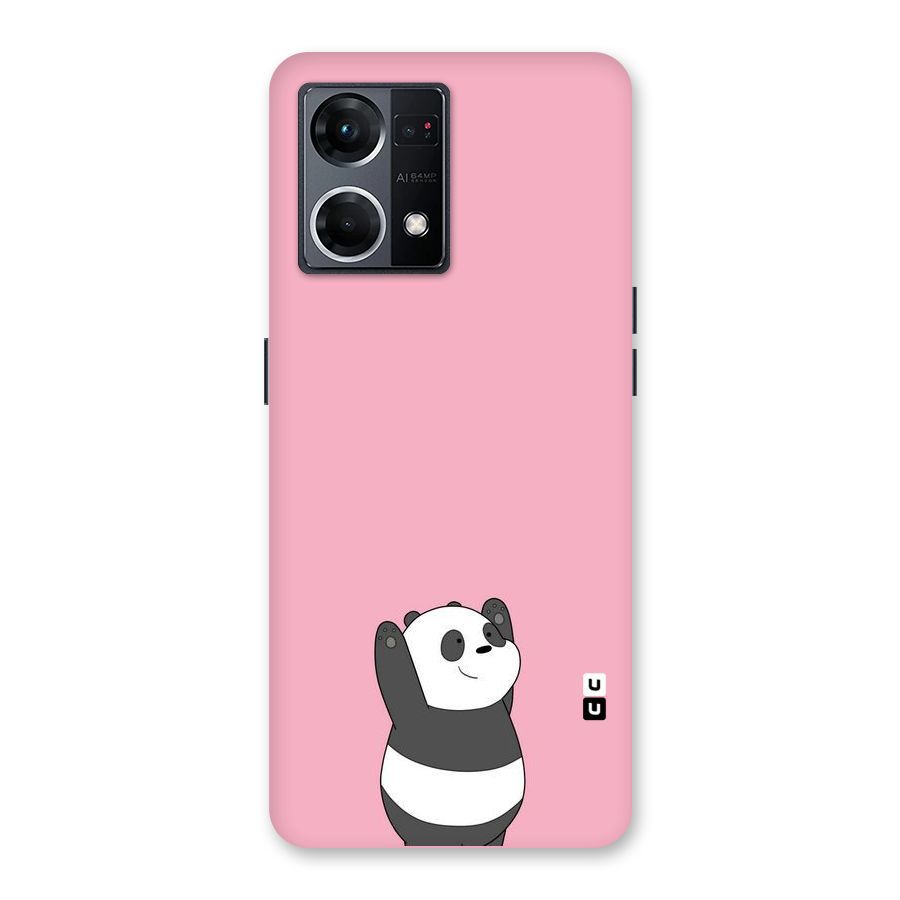 Panda Handsup Glass Back Case for Oppo F21 Pro 5G