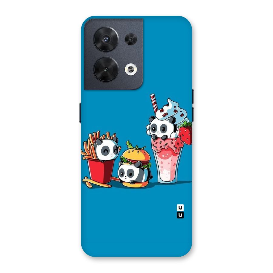 Panda Lazy Back Case for Oppo Reno8 5G