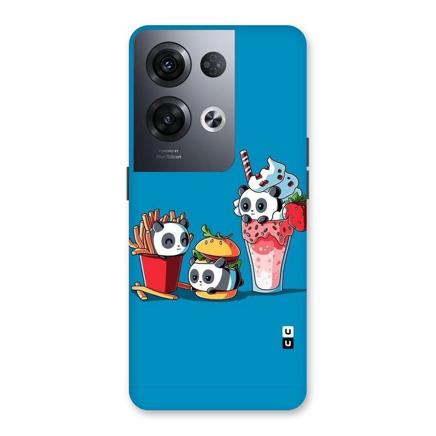 Panda Lazy Back Case for Oppo Reno8 Pro 5G