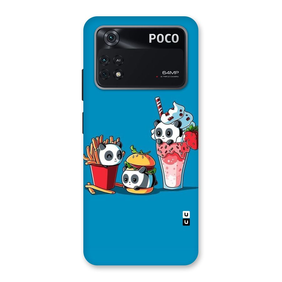 Panda Lazy Back Case for Poco M4 Pro 4G
