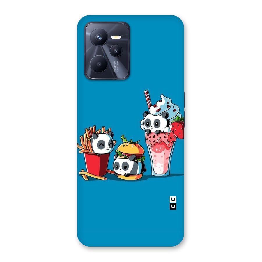 Panda Lazy Back Case for Realme C35