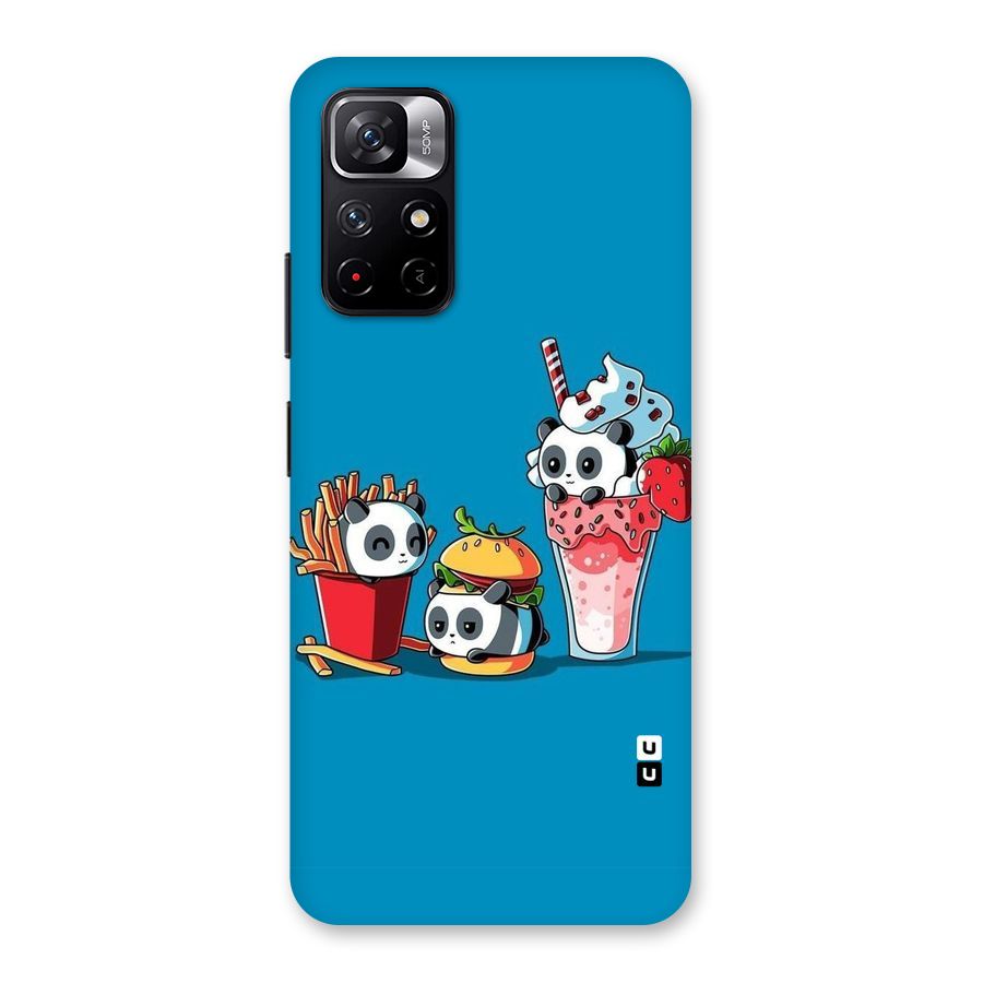 Panda Lazy Back Case for Redmi Note 11T 5G