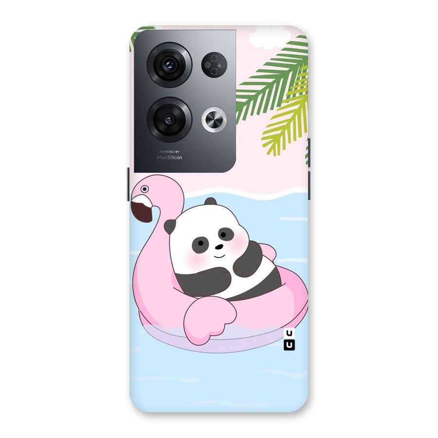 Panda Swim Back Case for Oppo Reno8 Pro 5G