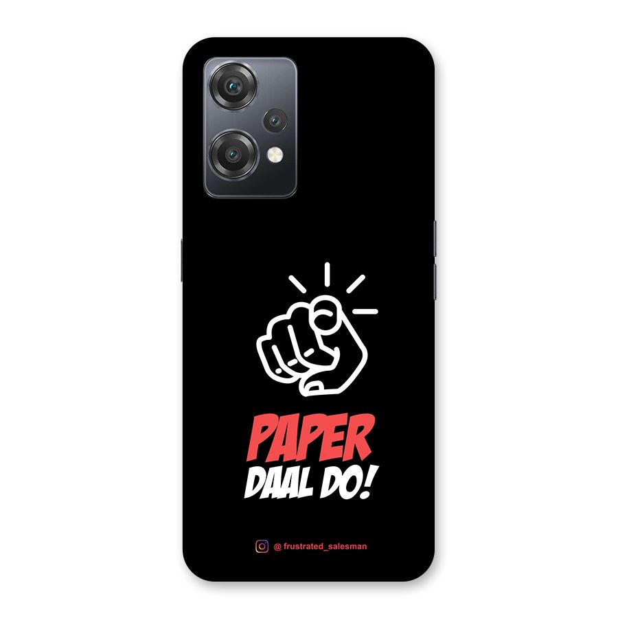 Paper Daal Do Black Back Case for OnePlus Nord CE 2 Lite 5G