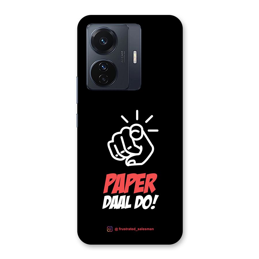 Paper Daal Do Black Back Case for Vivo T1 Pro