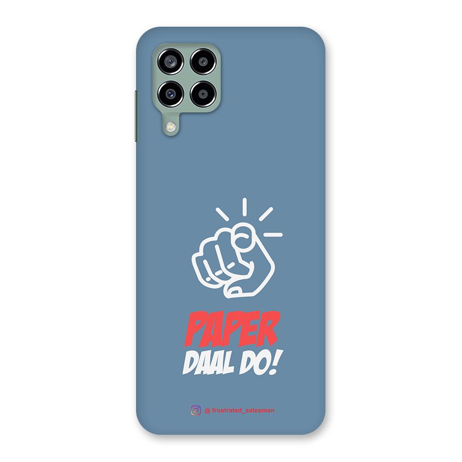 Paper Daal Do SteelBlue Back Case for Galaxy M33