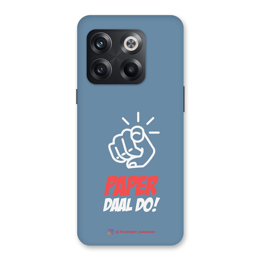Paper Daal Do SteelBlue Back Case for OnePlus 10T