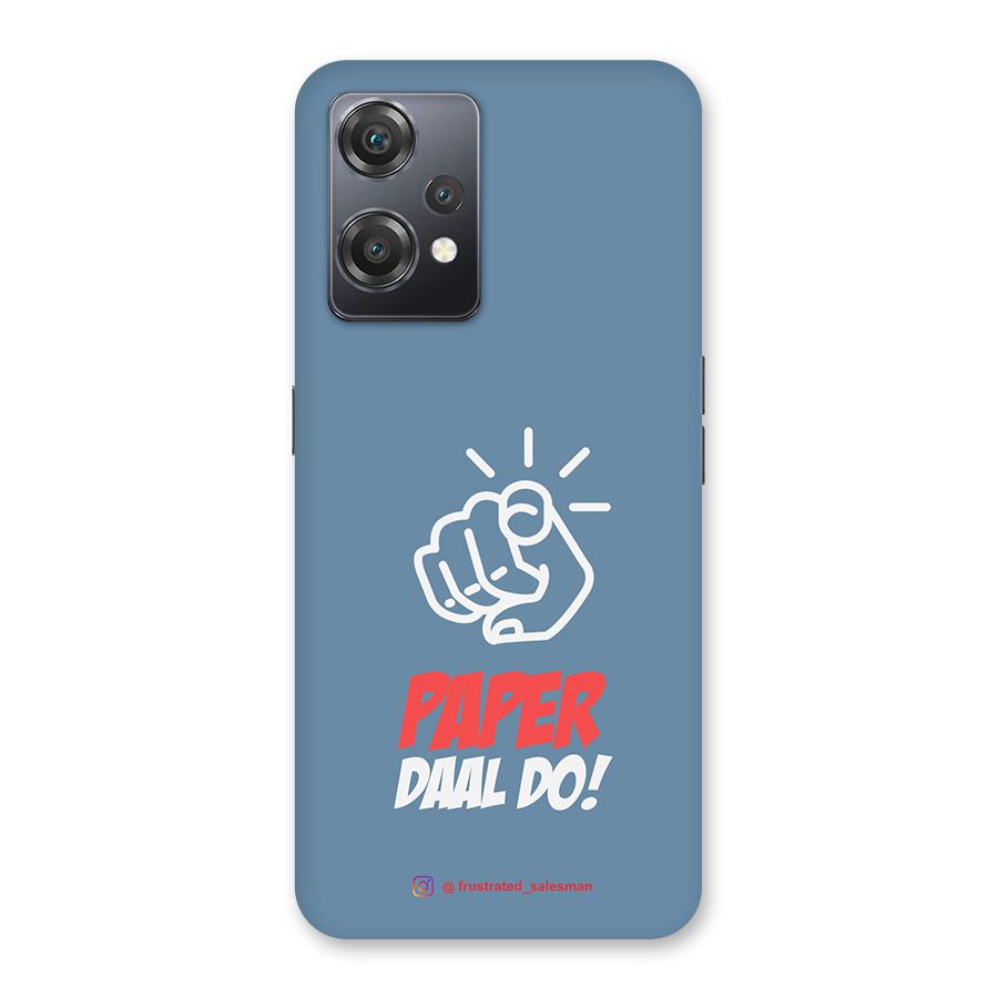 Paper Daal Do SteelBlue Back Case for OnePlus Nord CE 2 Lite 5G
