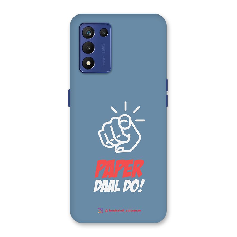 Paper Daal Do SteelBlue Back Case for Realme 9 5G Speed