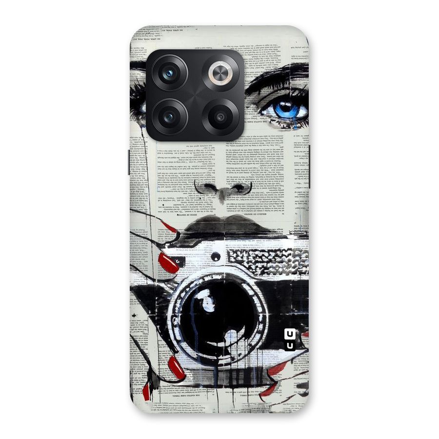 Paper Face Beauty Back Case for OnePlus 10T