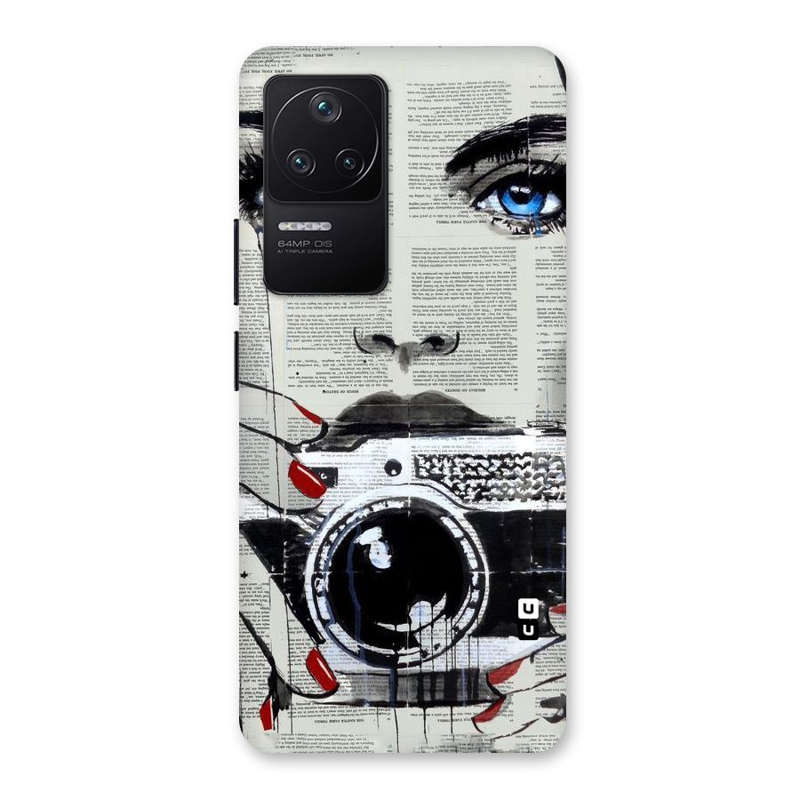 Paper Face Beauty Back Case for Poco F4 5G