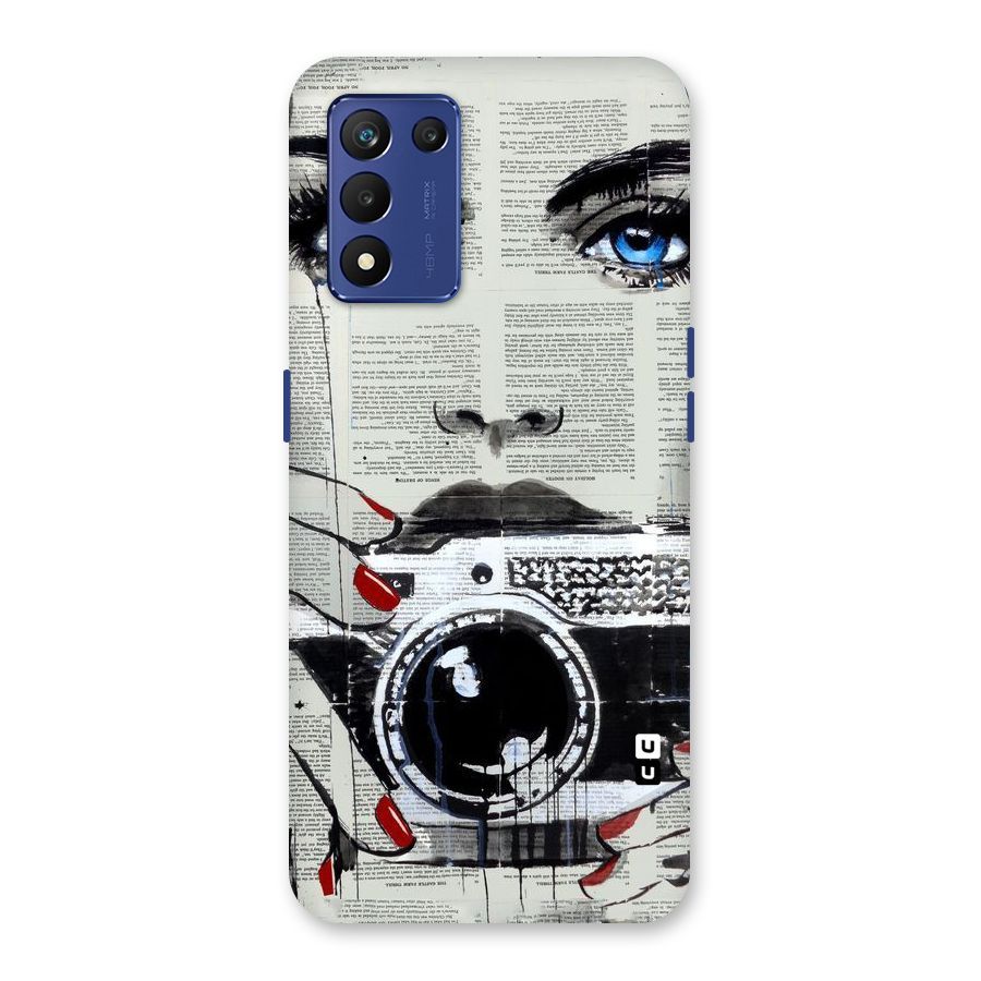 Paper Face Beauty Back Case for Realme 9 5G Speed