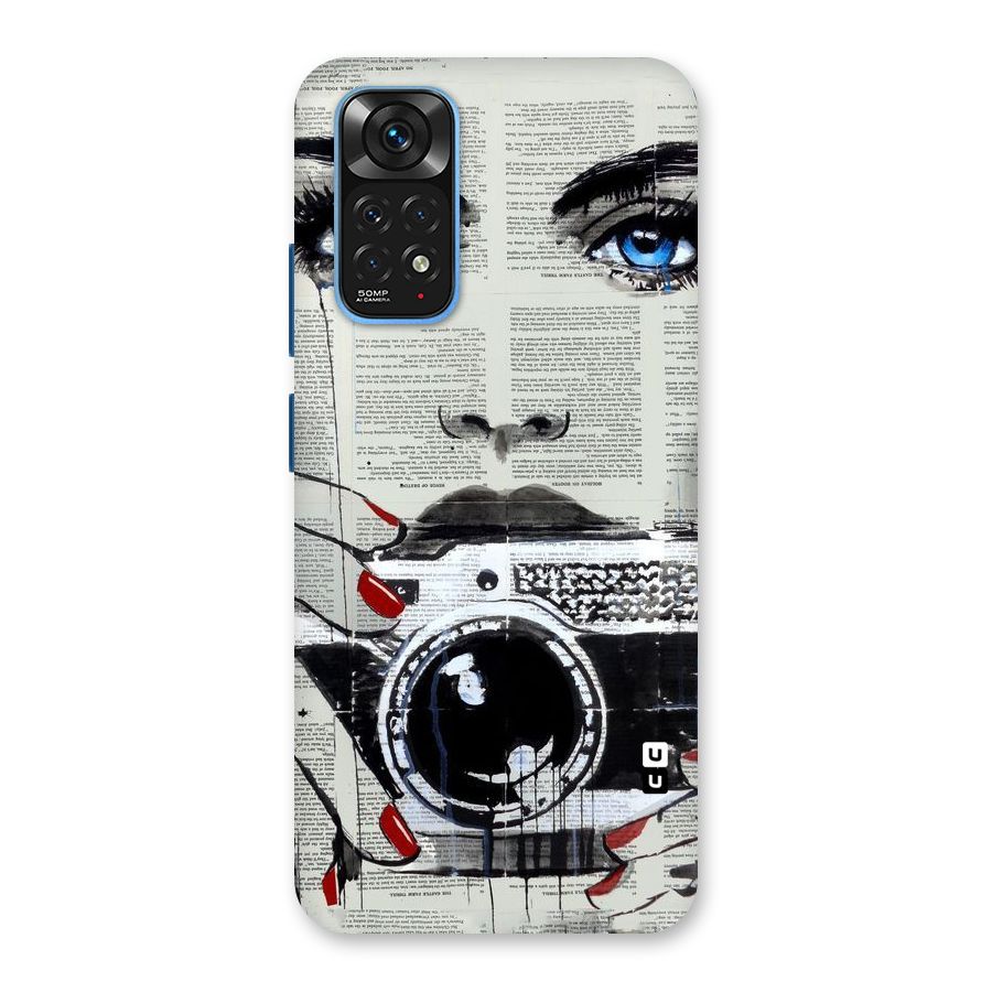 Paper Face Beauty Back Case for Redmi Note 11S