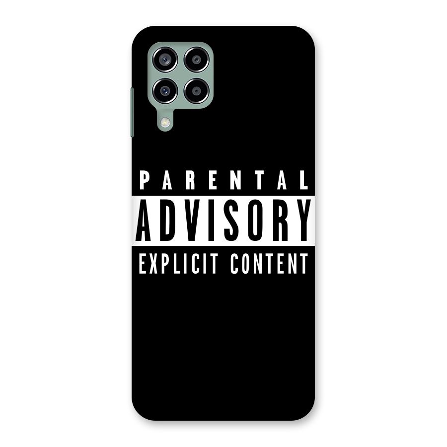 Parental Advisory Label Back Case for Galaxy M33