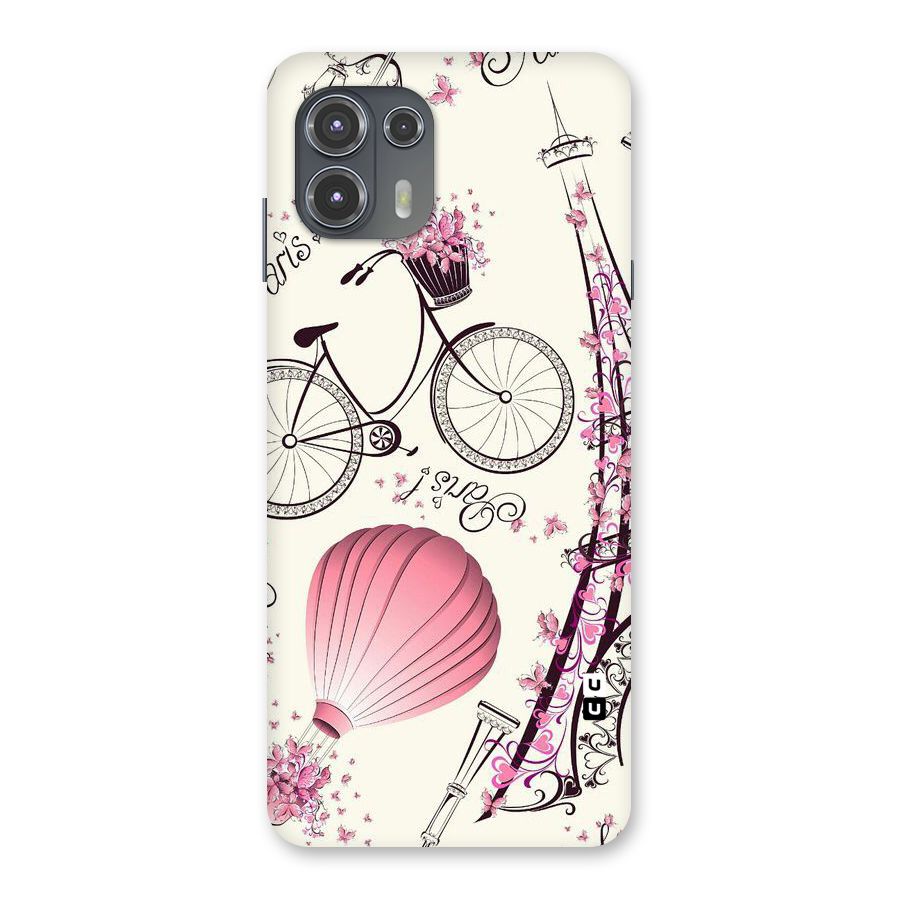 Paris Clipart Back Case for Motorola Edge 20 Fusion