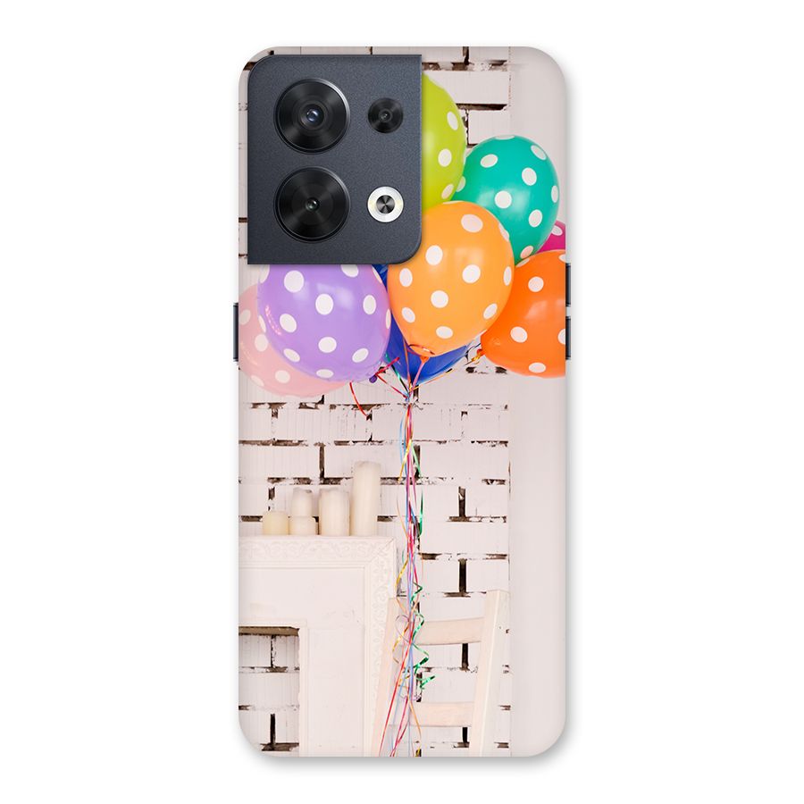 Party Balloons Back Case for Oppo Reno8 5G