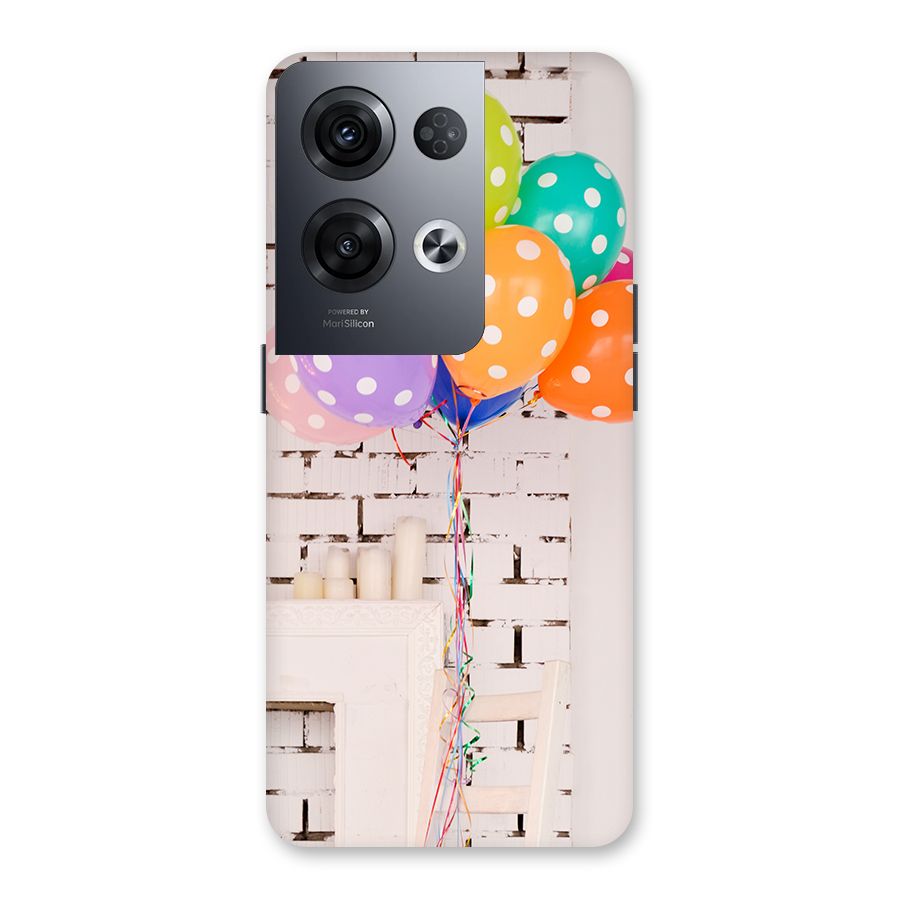 Party Balloons Back Case for Oppo Reno8 Pro 5G