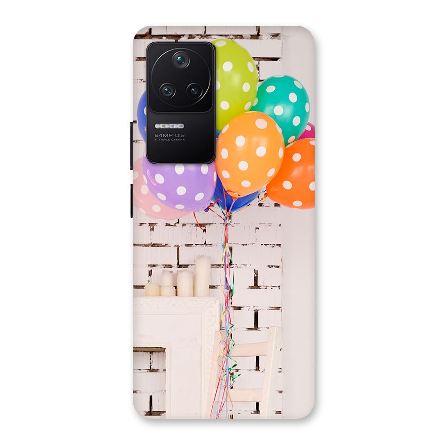 Party Balloons Back Case for Poco F4 5G