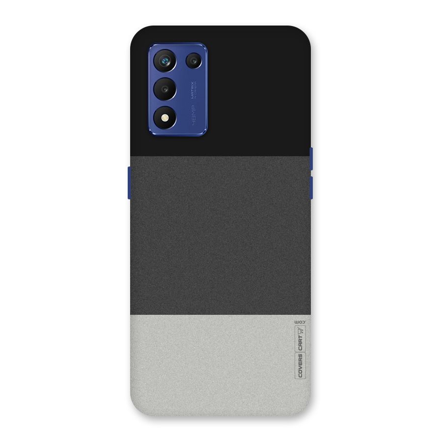 Pastel Black and Grey Back Case for Realme 9 5G Speed
