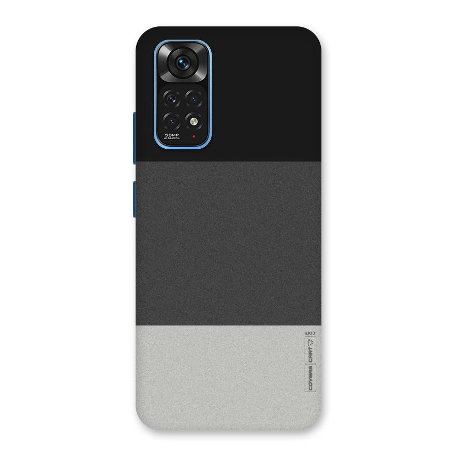 Pastel Black and Grey Back Case for Redmi Note 11S