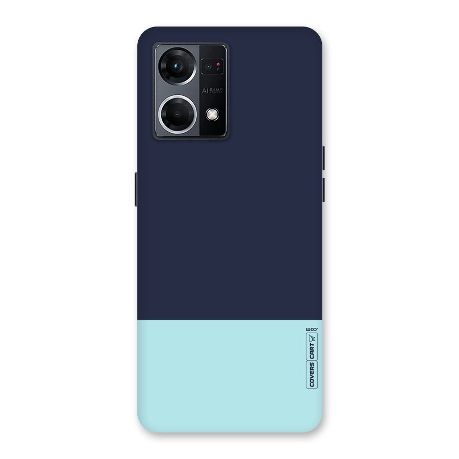 Pastel Blues Glass Back Case for Oppo F21 Pro 5G