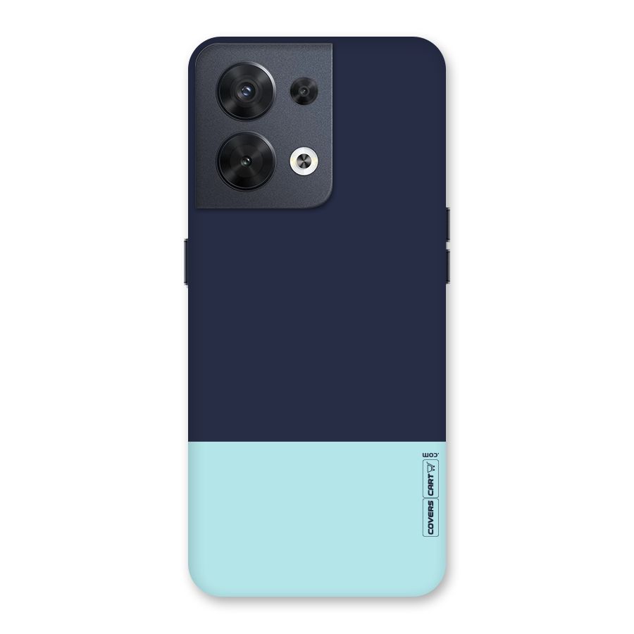 Pastel Blues Back Case for Oppo Reno8 5G