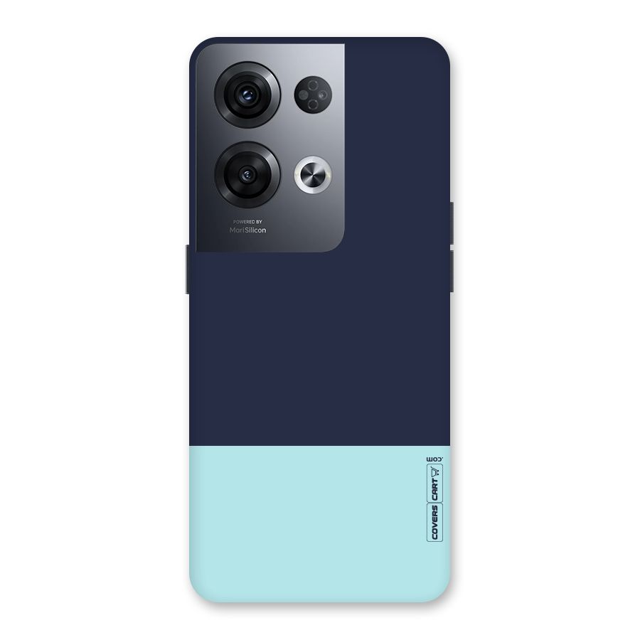 Pastel Blues Back Case for Oppo Reno8 Pro 5G