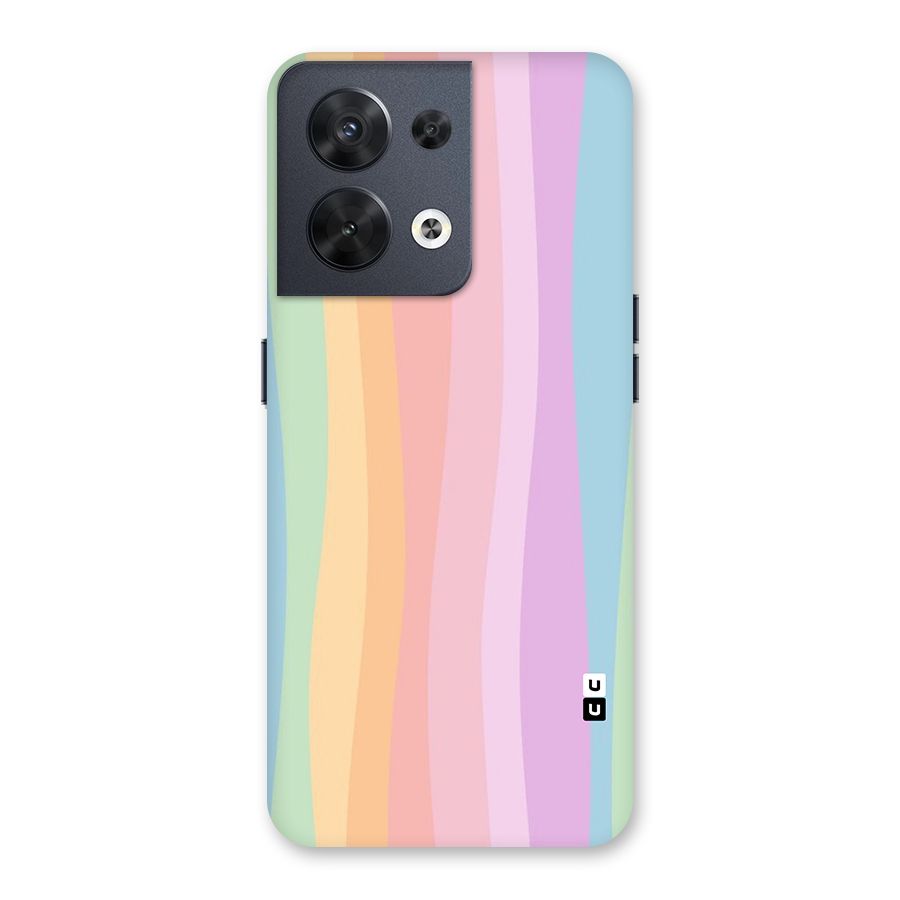 Pastel Curves Back Case for Oppo Reno8 5G