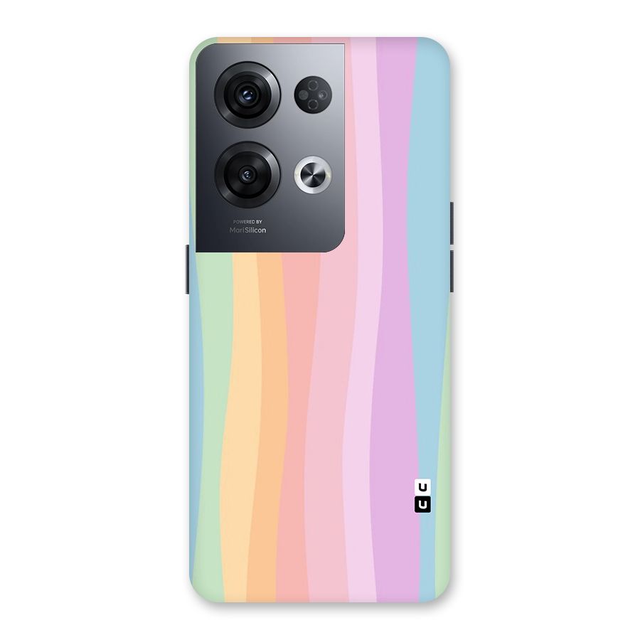 Pastel Curves Back Case for Oppo Reno8 Pro 5G