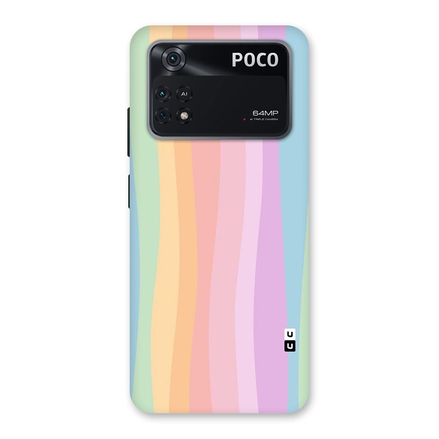 Pastel Curves Back Case for Poco M4 Pro 4G